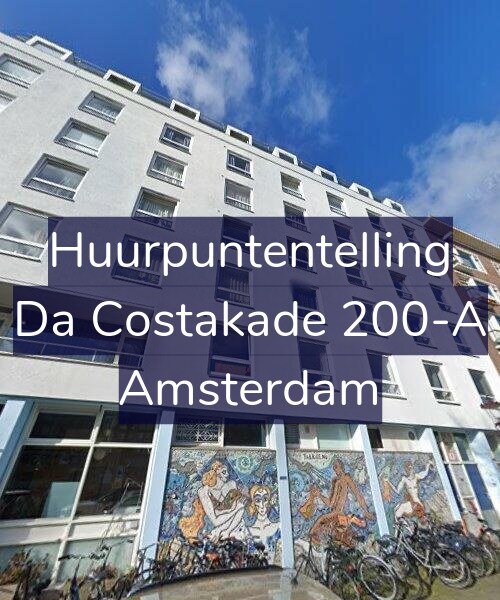 Foto gevel Huurpuntentelling voor Da Costakade 200-A, Amsterdam