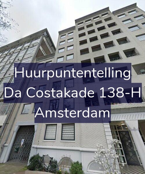 Foto gevel Huurpuntentelling voor Da Costakade 138-H, Amsterdam