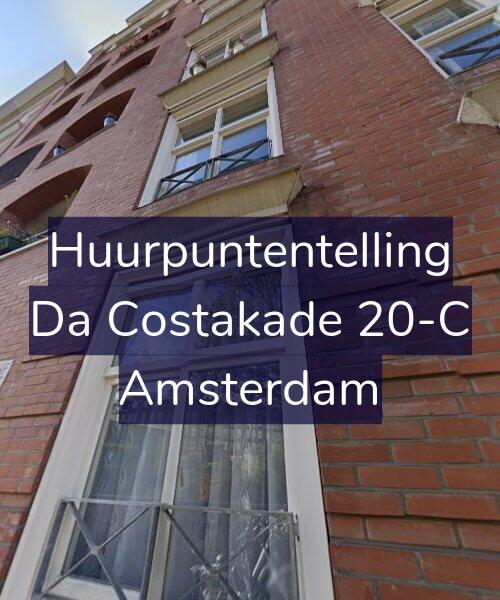 Foto gevel Huurpuntentelling voor Da Costakade 20-C, Amsterdam