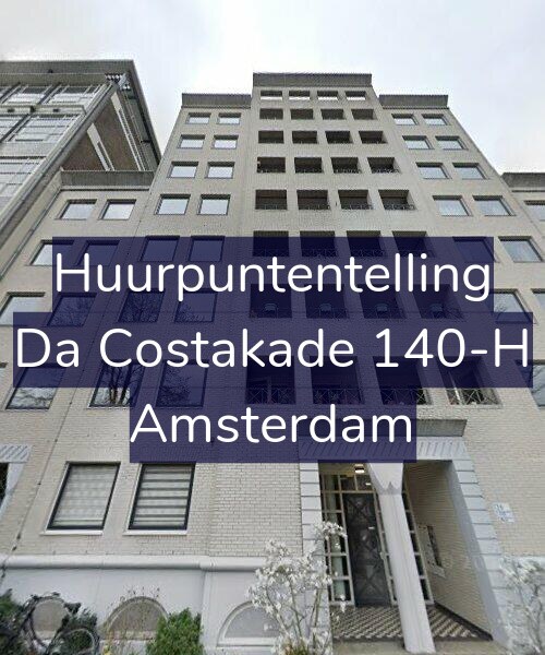 Foto gevel Huurpuntentelling voor Da Costakade 140-H, Amsterdam