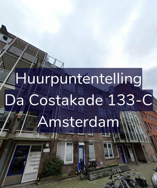 Foto gevel Huurpuntentelling voor Da Costakade 133-C, Amsterdam