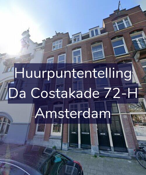 Foto gevel Huurpuntentelling voor Da Costakade 72-H, Amsterdam