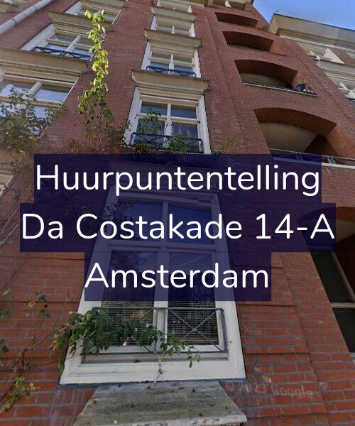 Foto gevel Huurpuntentelling voor Da Costakade 14-A, Amsterdam