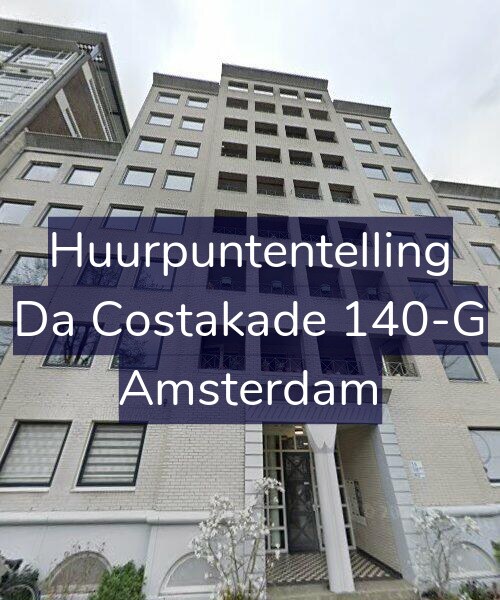 Foto gevel Huurpuntentelling voor Da Costakade 140-G, Amsterdam