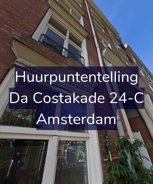Foto gevel Huurpuntentelling voor Da Costakade 24-C, Amsterdam
