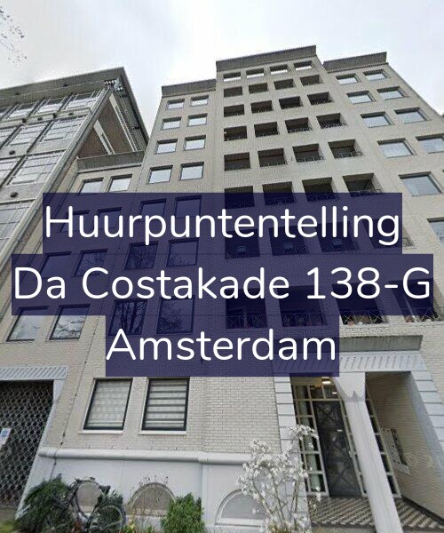 Foto gevel Huurpuntentelling voor Da Costakade 138-G, Amsterdam