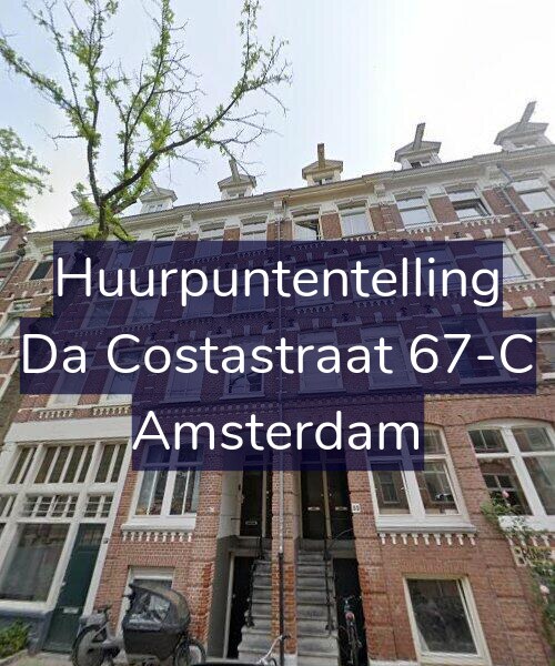 Foto gevel Huurpuntentelling voor Da Costastraat 67-C, Amsterdam