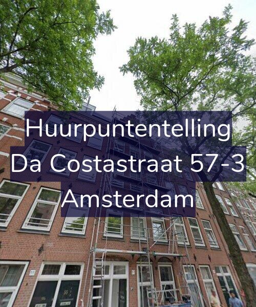 Foto gevel Huurpuntentelling voor Da Costastraat 57-3, Amsterdam