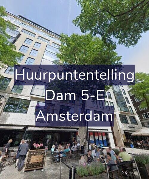 Foto gevel Huurpuntentelling voor Dam 5-E, Amsterdam
