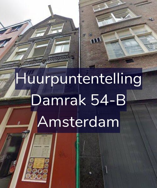 Foto gevel Huurpuntentelling voor Damrak 54-B, Amsterdam
