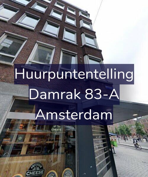 Foto gevel Huurpuntentelling voor Damrak 83-A, Amsterdam