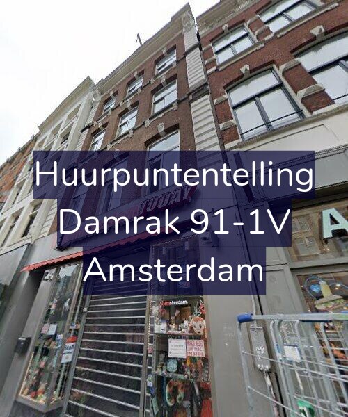 Foto gevel Huurpuntentelling voor Damrak 91-1V, Amsterdam