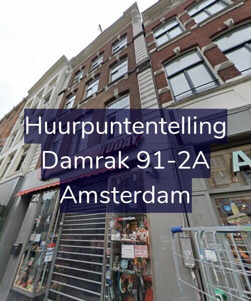 Foto gevel Huurpuntentelling voor Damrak 91-2A, Amsterdam