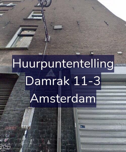 Foto gevel Huurpuntentelling voor Damrak 11-3, Amsterdam