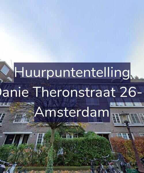 Foto gevel Huurpuntentelling voor Danie Theronstraat 26-B, Amsterdam