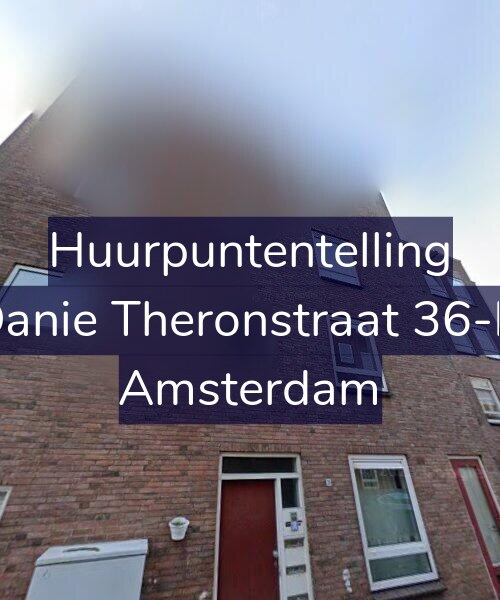 Foto gevel Huurpuntentelling voor Danie Theronstraat 36-H, Amsterdam
