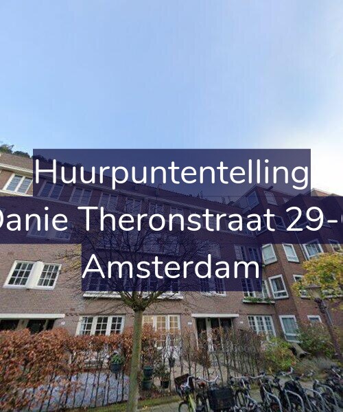Foto gevel Huurpuntentelling voor Danie Theronstraat 29-C, Amsterdam