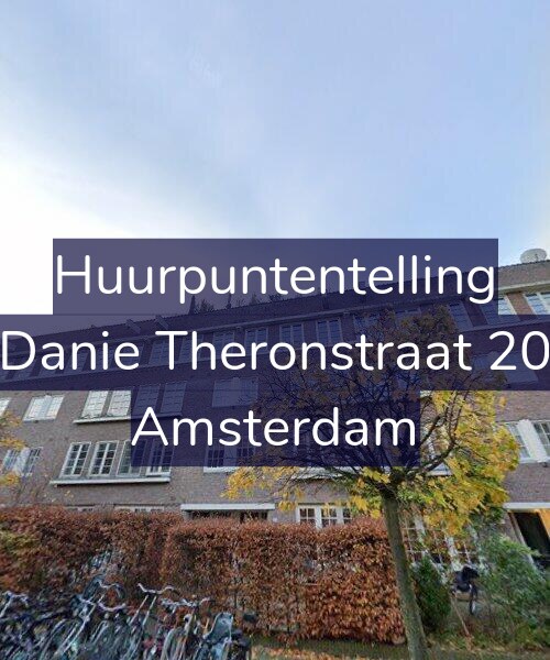 Foto gevel Huurpuntentelling voor Danie Theronstraat 20, Amsterdam