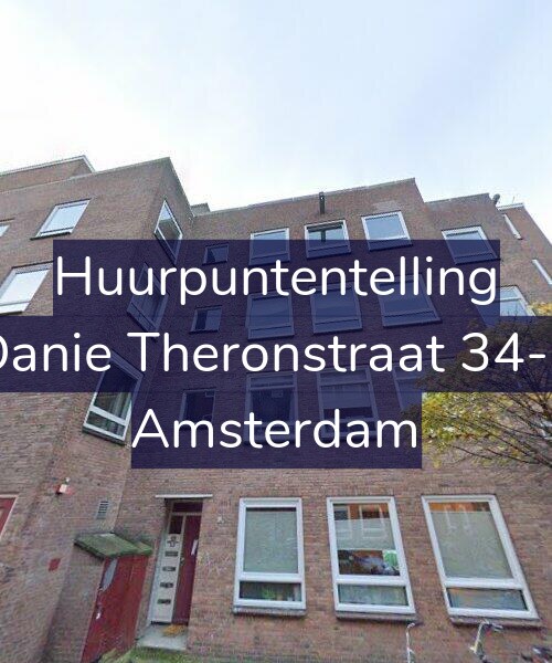 Foto gevel Huurpuntentelling voor Danie Theronstraat 34-1, Amsterdam