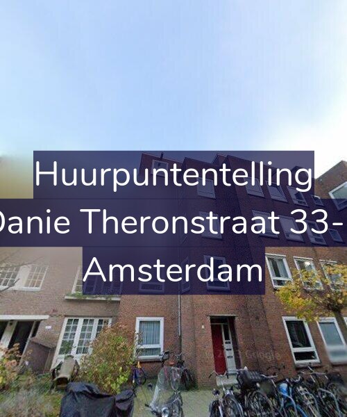 Foto gevel Huurpuntentelling voor Danie Theronstraat 33-1, Amsterdam