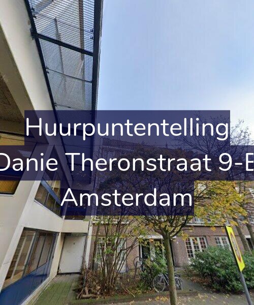 Foto gevel Huurpuntentelling voor Danie Theronstraat 9-B, Amsterdam