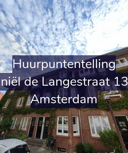 Foto gevel Huurpuntentelling voor Daniël de Langestraat 13-H, Amsterdam
