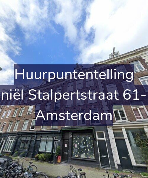 Foto gevel Huurpuntentelling voor Daniël Stalpertstraat 61-1A, Amsterdam