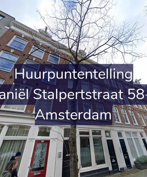 Foto gevel Huurpuntentelling voor Daniël Stalpertstraat 58-2, Amsterdam