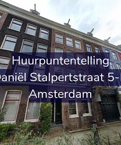Foto gevel Huurpuntentelling voor Daniël Stalpertstraat 5-H, Amsterdam