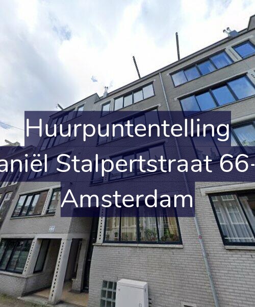 Foto gevel Huurpuntentelling voor Daniël Stalpertstraat 66-A, Amsterdam