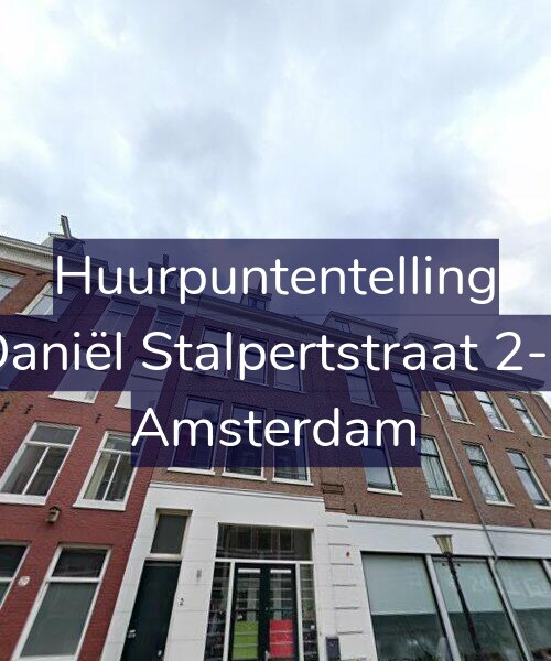 Foto gevel Huurpuntentelling voor Daniël Stalpertstraat 2-3, Amsterdam