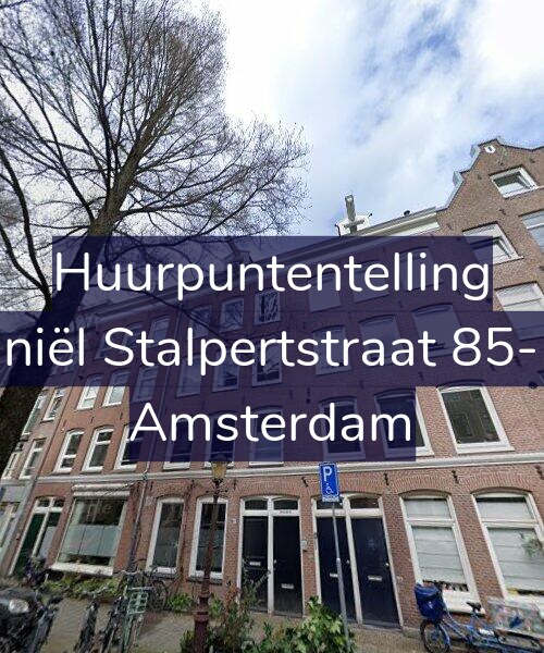 Foto gevel Huurpuntentelling voor Daniël Stalpertstraat 85-1V, Amsterdam