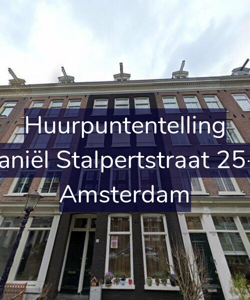 Foto gevel Huurpuntentelling voor Daniël Stalpertstraat 25-1, Amsterdam