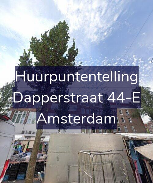 Foto gevel Huurpuntentelling voor Dapperstraat 44-E, Amsterdam