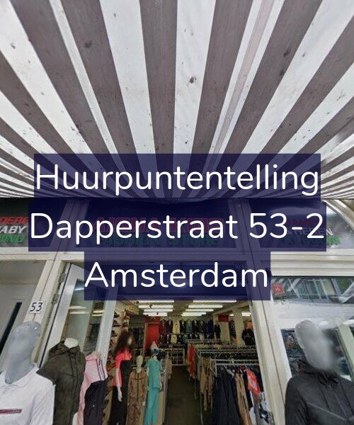 Foto gevel Huurpuntentelling voor Dapperstraat 53-2, Amsterdam