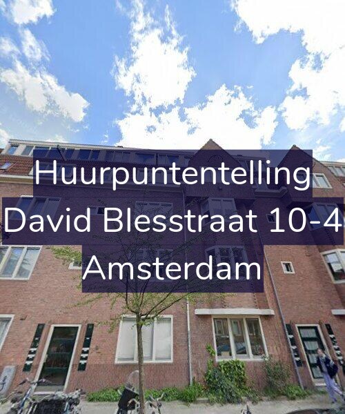 Foto gevel Huurpuntentelling voor David Blesstraat 10-4, Amsterdam
