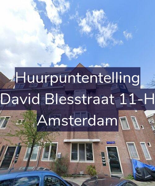 Foto gevel Huurpuntentelling voor David Blesstraat 11-H, Amsterdam