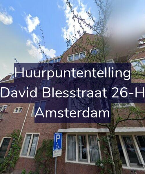 Foto gevel Huurpuntentelling voor David Blesstraat 26-H, Amsterdam