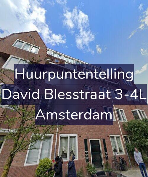 Foto gevel Huurpuntentelling voor David Blesstraat 3-4L, Amsterdam