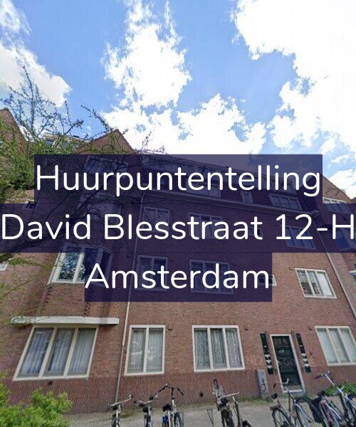 Foto gevel Huurpuntentelling voor David Blesstraat 12-H, Amsterdam