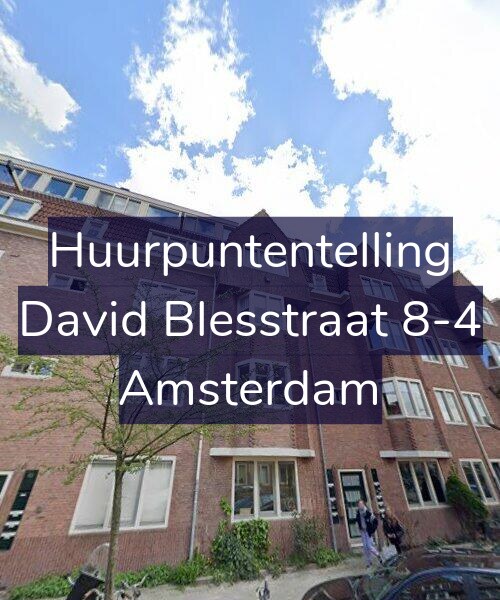 Foto gevel Huurpuntentelling voor David Blesstraat 8-4, Amsterdam