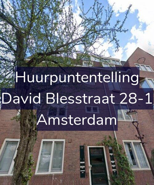 Foto gevel Huurpuntentelling voor David Blesstraat 28-1, Amsterdam
