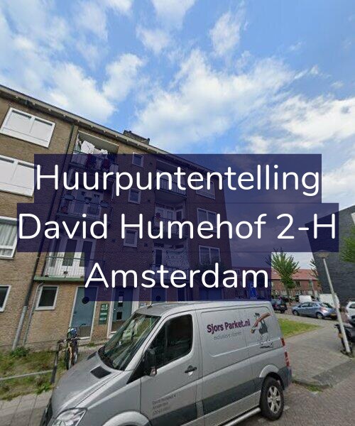 Foto gevel Huurpuntentelling voor David Humehof 2-H, Amsterdam
