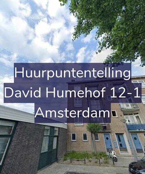 Foto gevel Huurpuntentelling voor David Humehof 12-1, Amsterdam