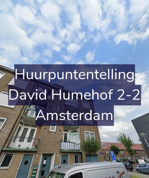 Foto gevel Huurpuntentelling voor David Humehof 2-2, Amsterdam