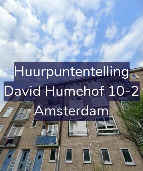 Foto gevel Huurpuntentelling voor David Humehof 10-2, Amsterdam