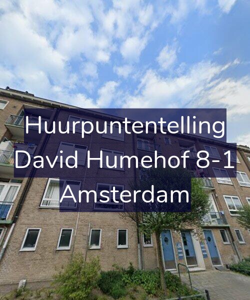 Foto gevel Huurpuntentelling voor David Humehof 8-1, Amsterdam