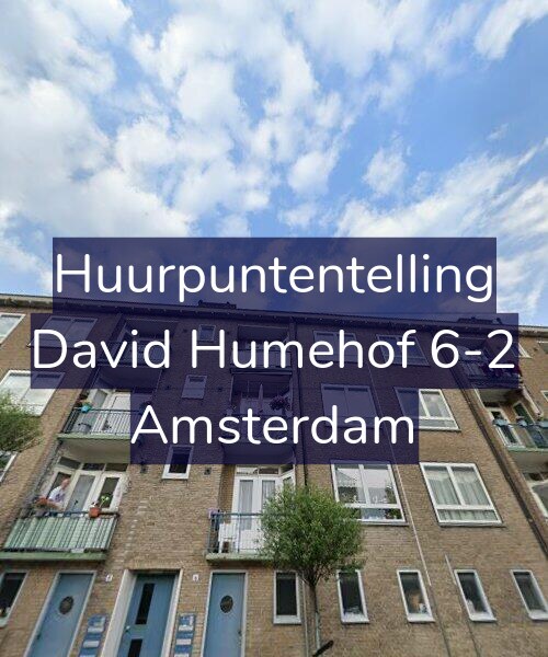 Foto gevel Huurpuntentelling voor David Humehof 6-2, Amsterdam