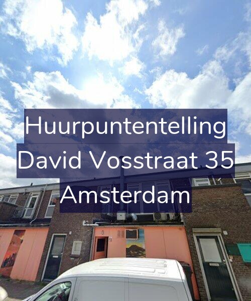 Foto gevel Huurpuntentelling voor David Vosstraat 35, Amsterdam