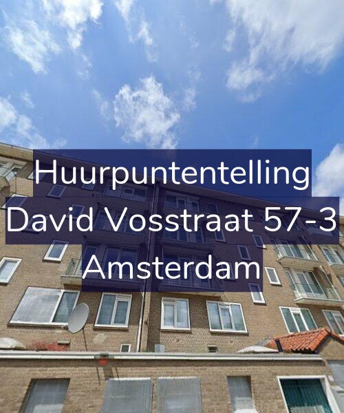 Foto gevel Huurpuntentelling voor David Vosstraat 57-3, Amsterdam
